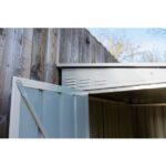 KOVINSKA VRTNA HIŠKA GLOBEL LEANTO 56 SREBRNA Š145 X G172 X V204 CM - slika 10